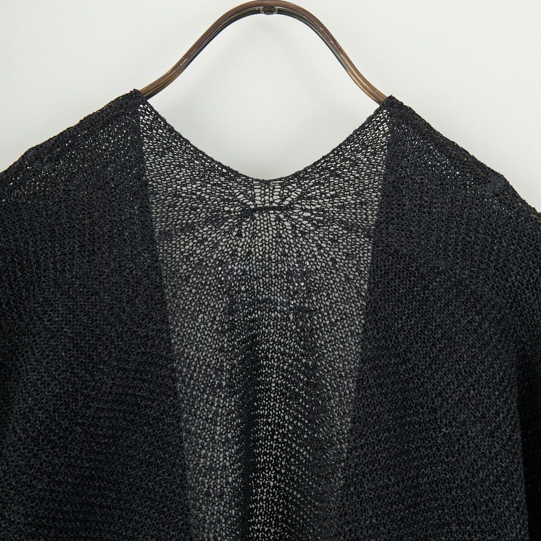 Jeans Factory Clothes [ジーンズファクトリークローズ] ホールガーメントカーディガン [113-2037] ﾌﾞﾗｯｸ