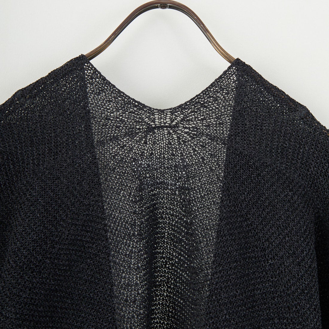 Jeans Factory Clothes [ジーンズファクトリークローズ] ホールガーメントカーディガン [113-2037] ﾌﾞﾗｯｸ