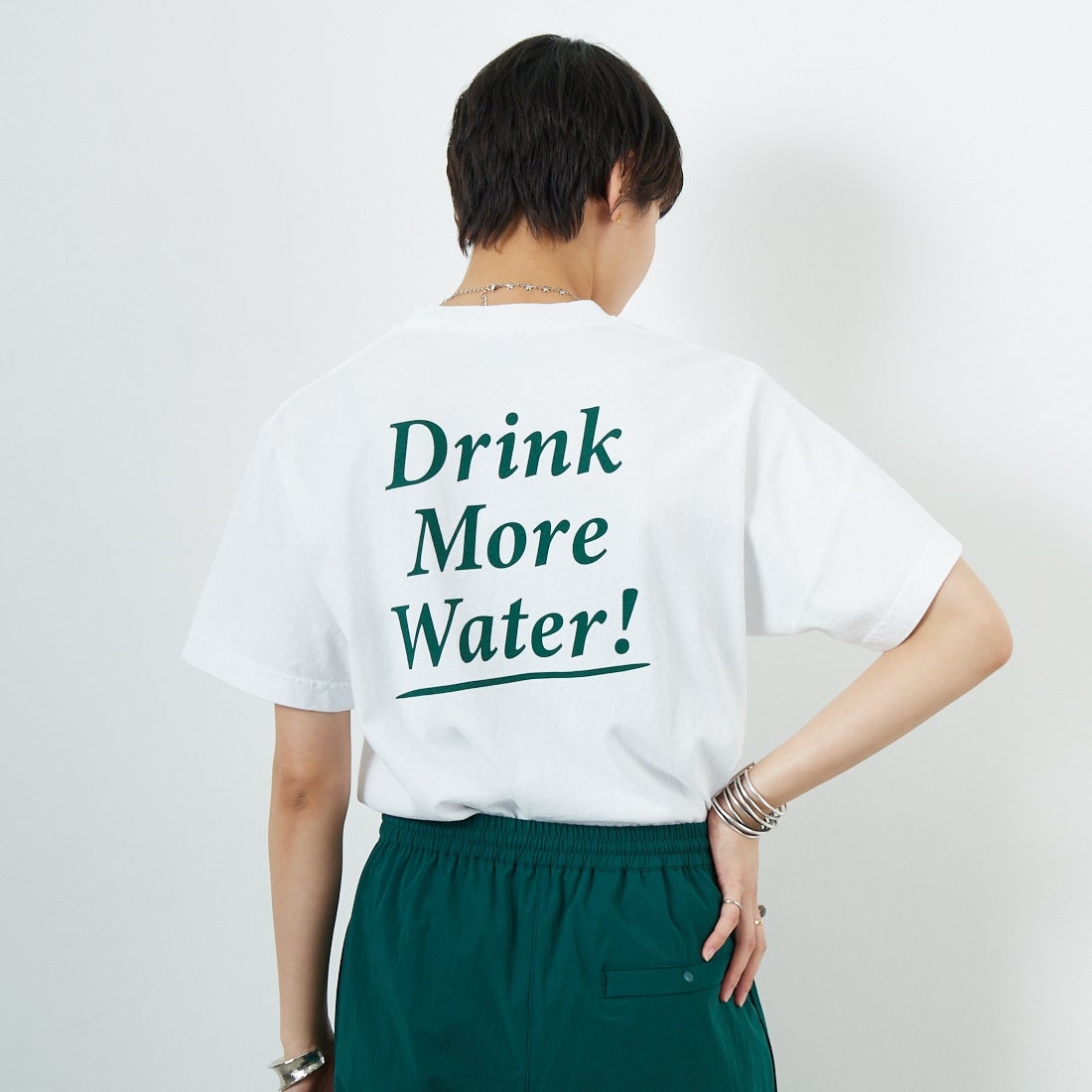 WHITE&&モデル身長：160cm 着用サイズ：S&&