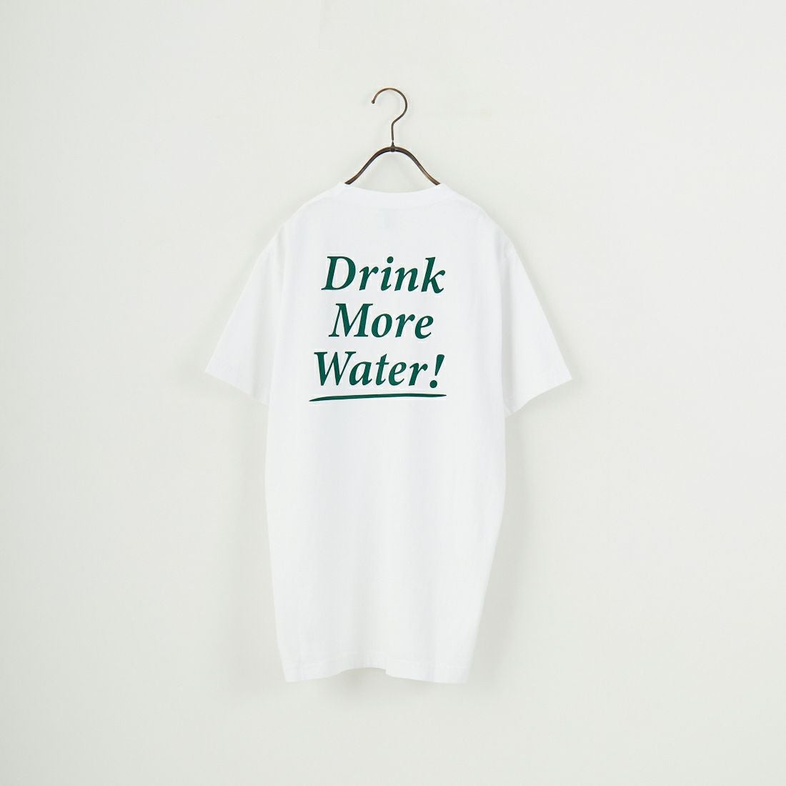 Sporty&Rich [スポーティアンドリッチ] Drink More Water Tシャツ [TO043606300] WHITE