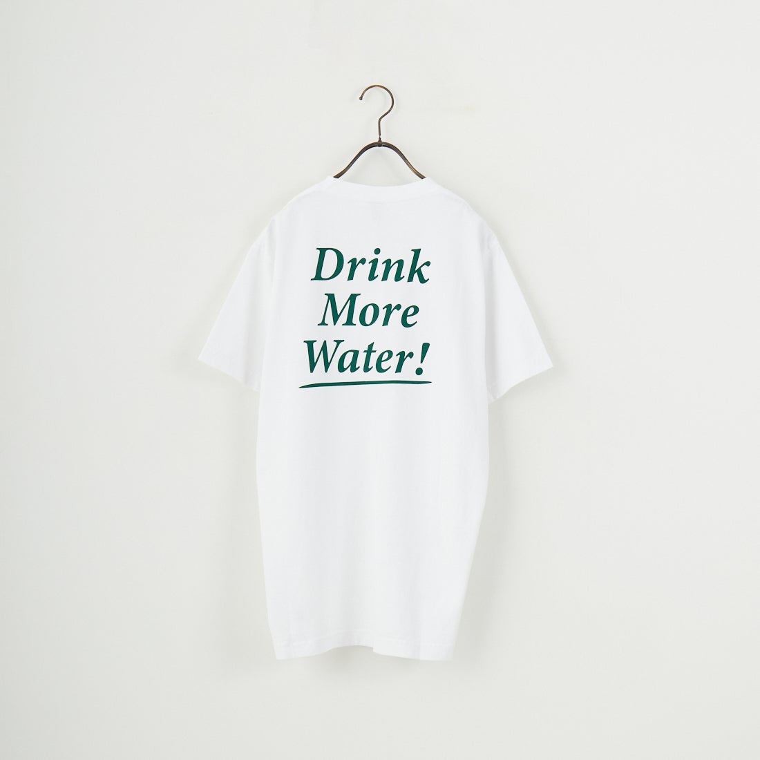 Sporty&Rich [スポーティアンドリッチ] Drink More Water Tシャツ [TO043606300] WHITE