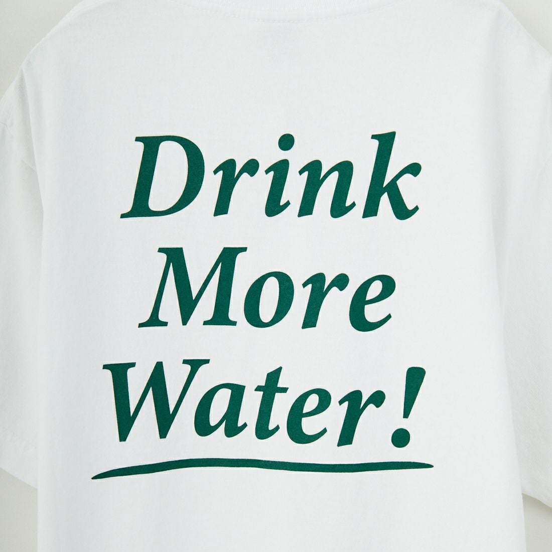 Sporty&Rich [スポーティアンドリッチ] Drink More Water Tシャツ [TO043606300] WHITE