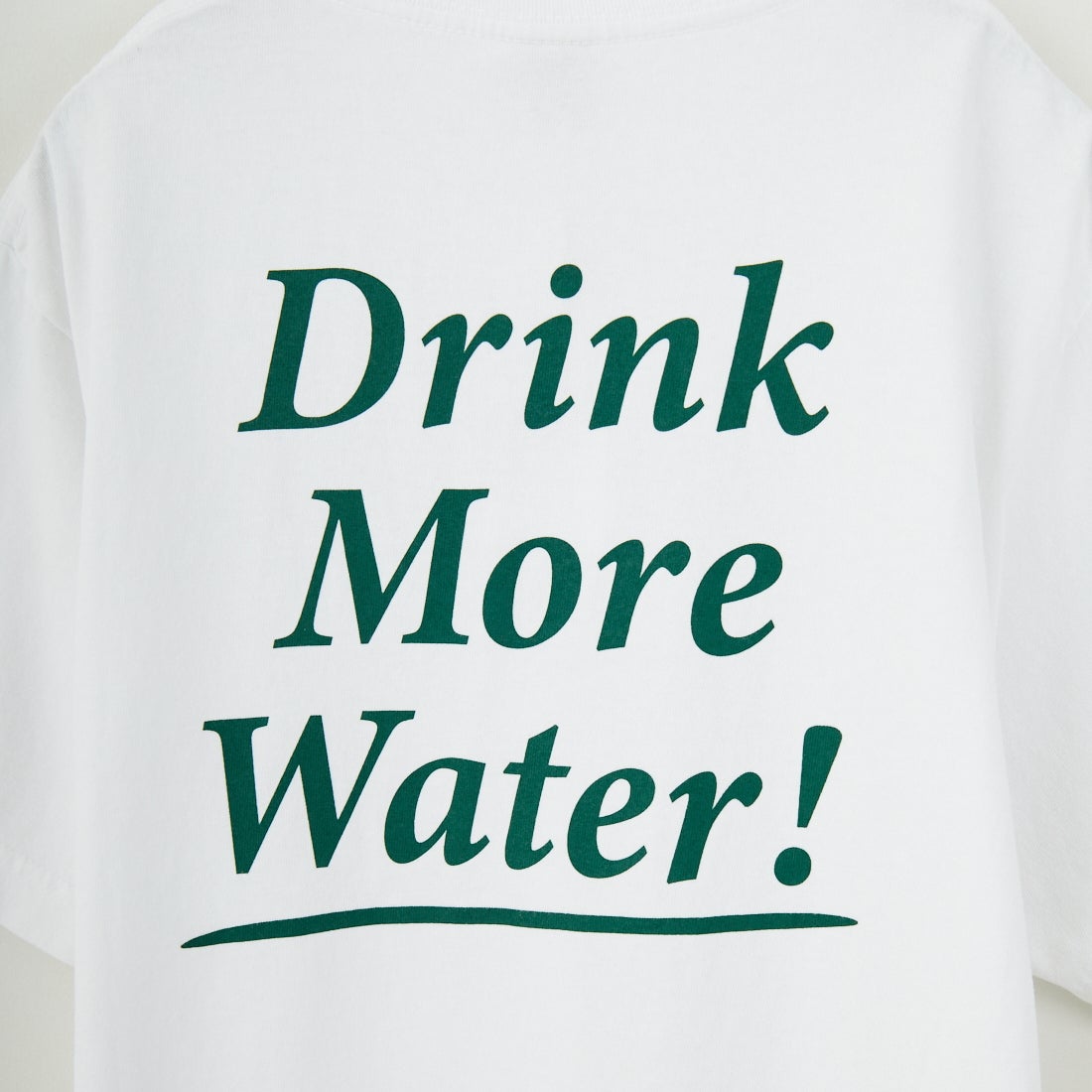 Sporty&Rich [スポーティアンドリッチ] Drink More Water Tシャツ [TO043606300] WHITE