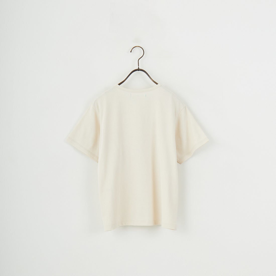 me. [ミードット] EMBRODERY ベーシックTシャツ [ME-24402] 209 ECRU