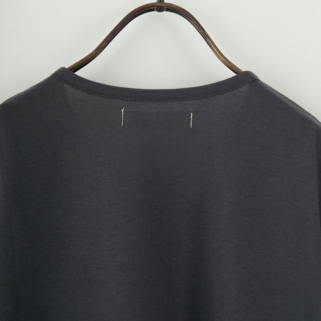 me. [ミードット] EMBRODERY ベーシックTシャツ [ME-24402] 289 CHARCO