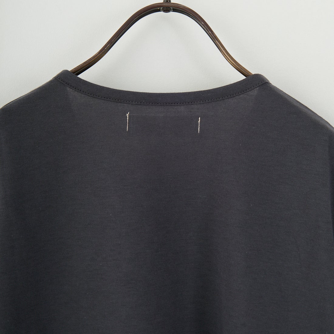 me. [ミードット] EMBRODERY ベーシックTシャツ [ME-24402] 289 CHARCO