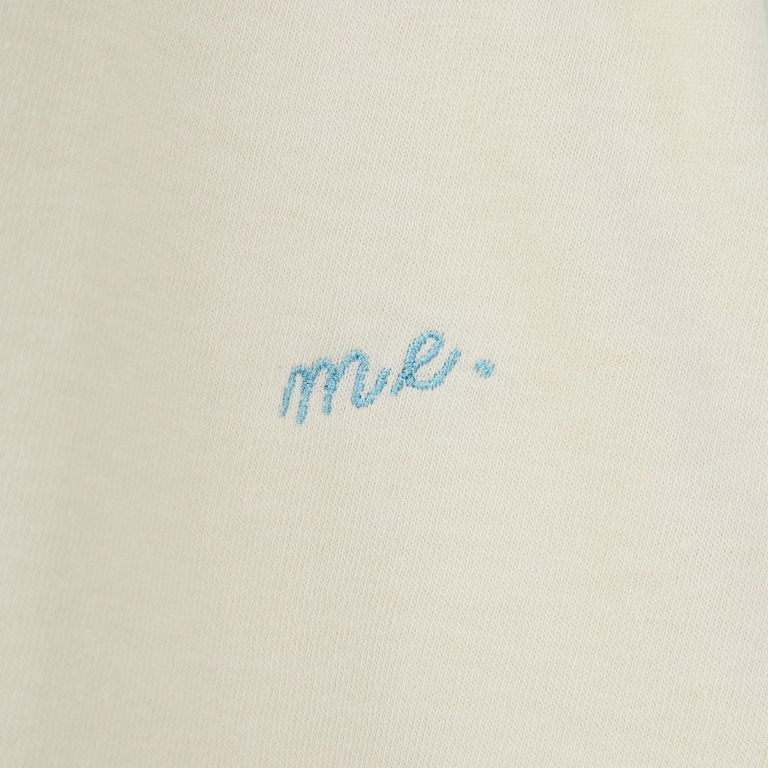me. [ミードット] EMBRODERY ベーシックTシャツ [ME-24402] 209 ECRU
