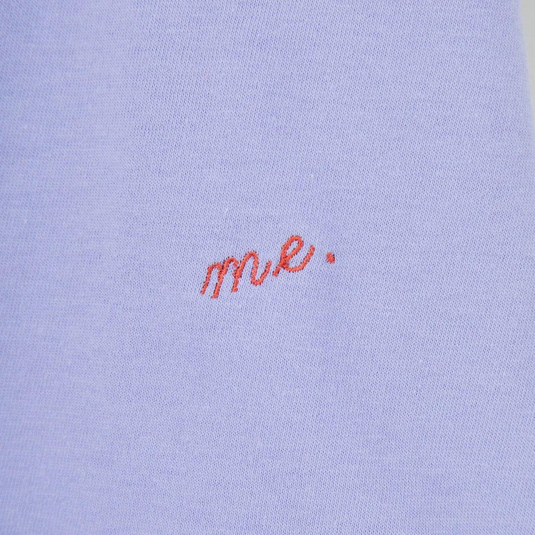 me. [ミードット] EMBRODERY ベーシックTシャツ [ME-24402] 247 PANSY