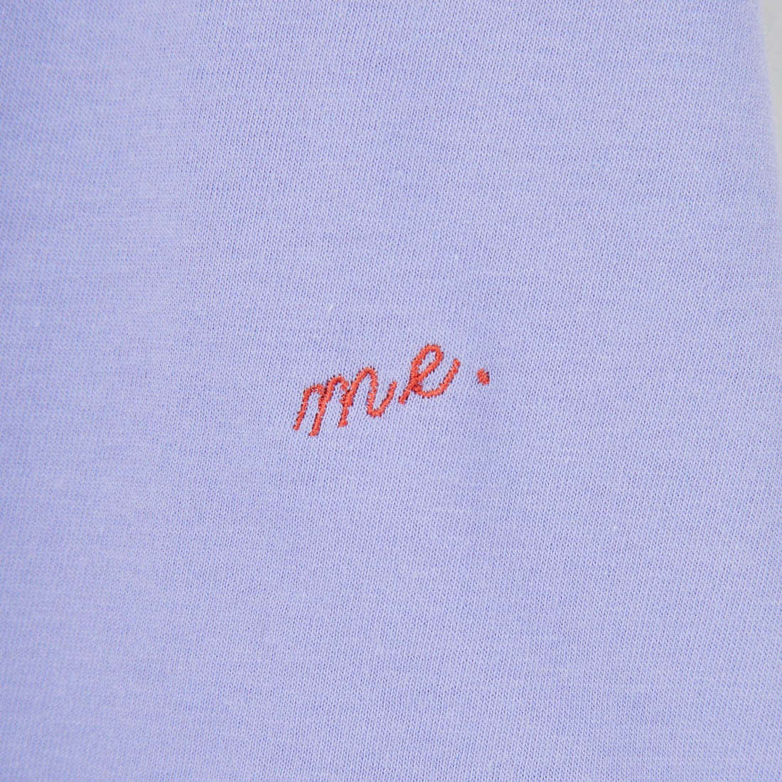 me. [ミードット] EMBRODERY ベーシックTシャツ [ME-24402] 247 PANSY