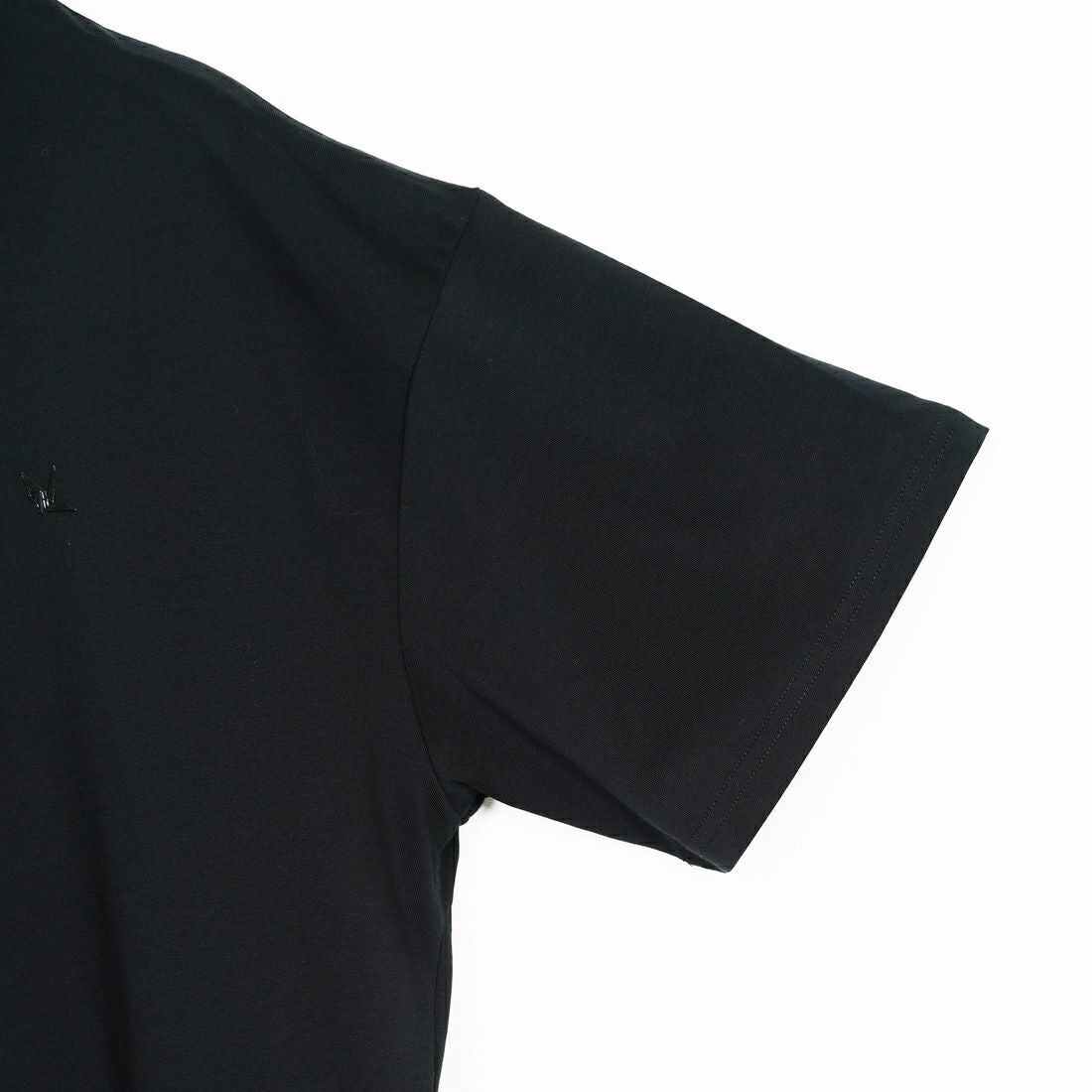 1PIU1UGUALE3 RELAX [ウノ ピゥ ウノ ウグァーレ トレ] シンプル ロゴ Tシャツ [UST-25058] SN90 BLACK