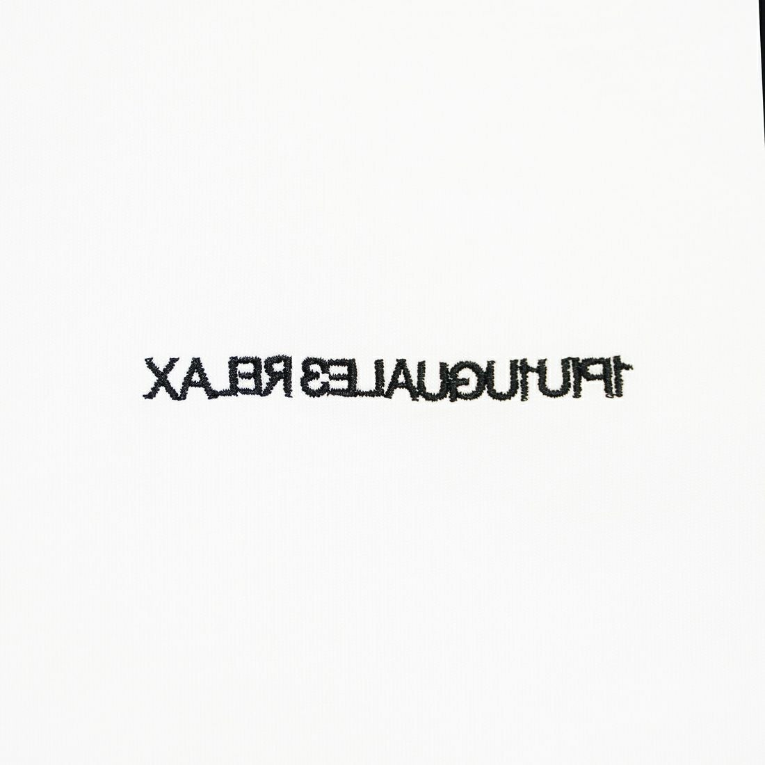 1PIU1UGUALE3 RELAX [ウノ ピゥ ウノ ウグァーレ トレ] シンプル ロゴ Tシャツ [UST-25058] SN10 WHITE