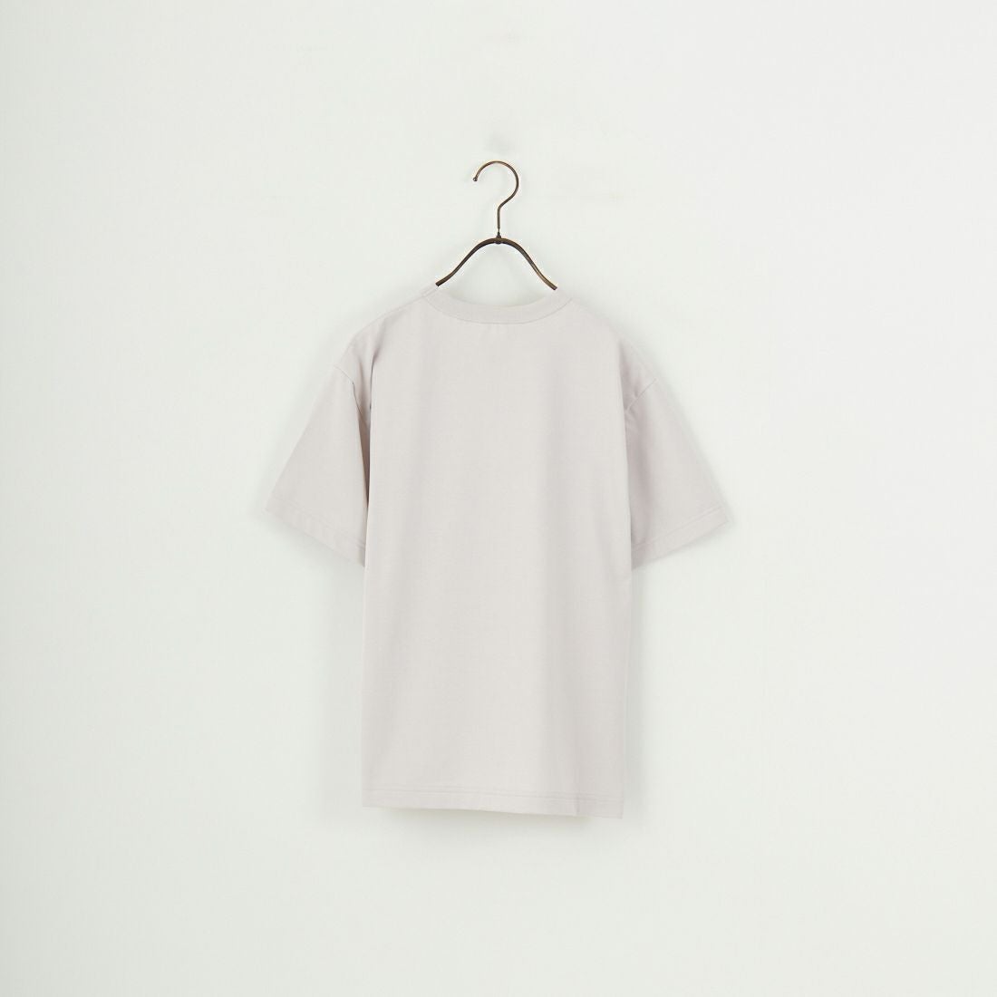 STILL BY HAND [スティルバイハンド] 天竺クルーネック無地Tシャツ [CS02251WM] PINK BEIGE