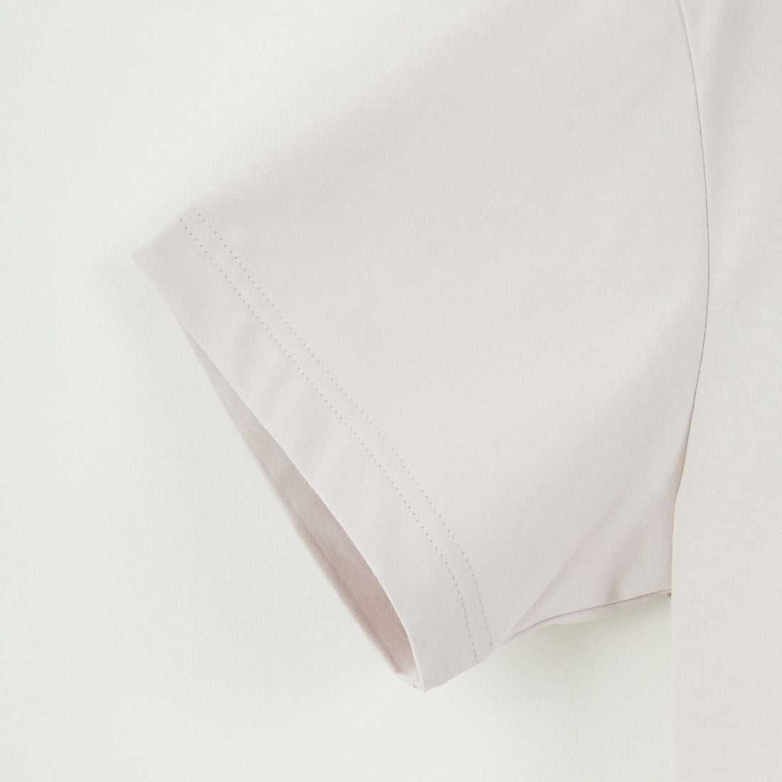 STILL BY HAND [スティルバイハンド] 天竺クルーネック無地Tシャツ [CS02251WM] PINK BEIGE