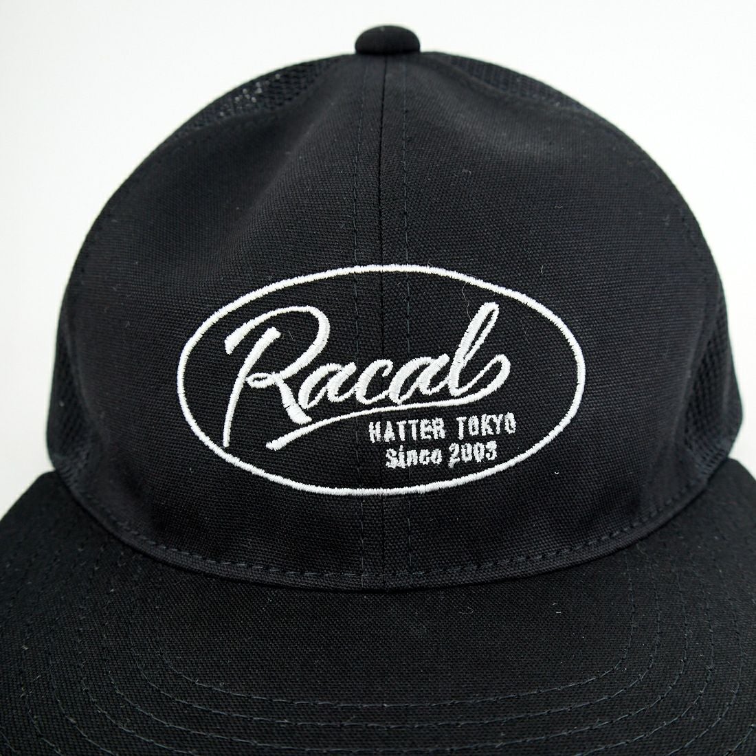 RACAL [ラカル] フラットバイザーメッシュキャップ [RL-25-1389] BLACK