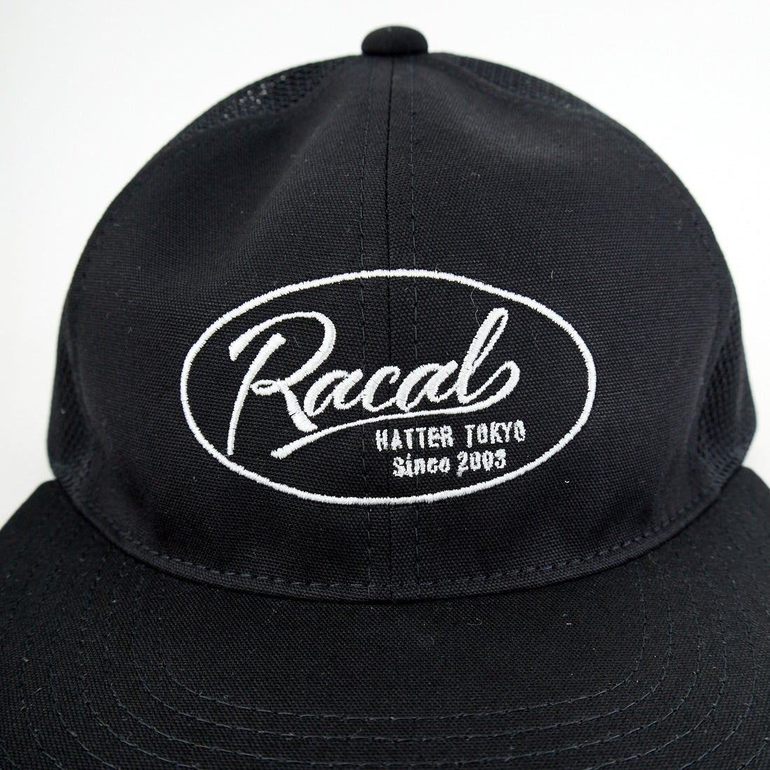 RACAL [ラカル] フラットバイザーメッシュキャップ [RL-25-1389] BLACK