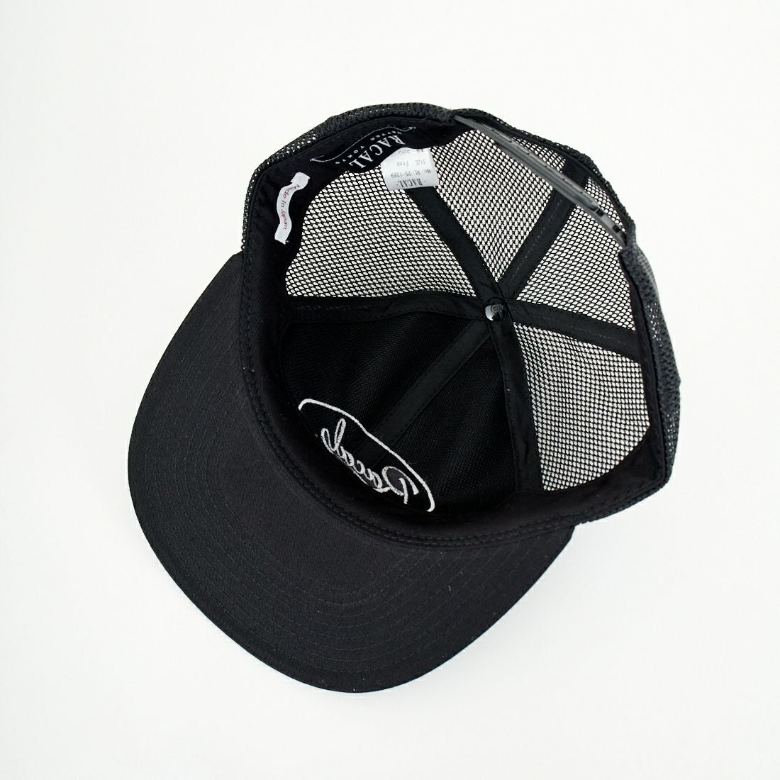 RACAL [ラカル] フラットバイザーメッシュキャップ [RL-25-1389] BLACK