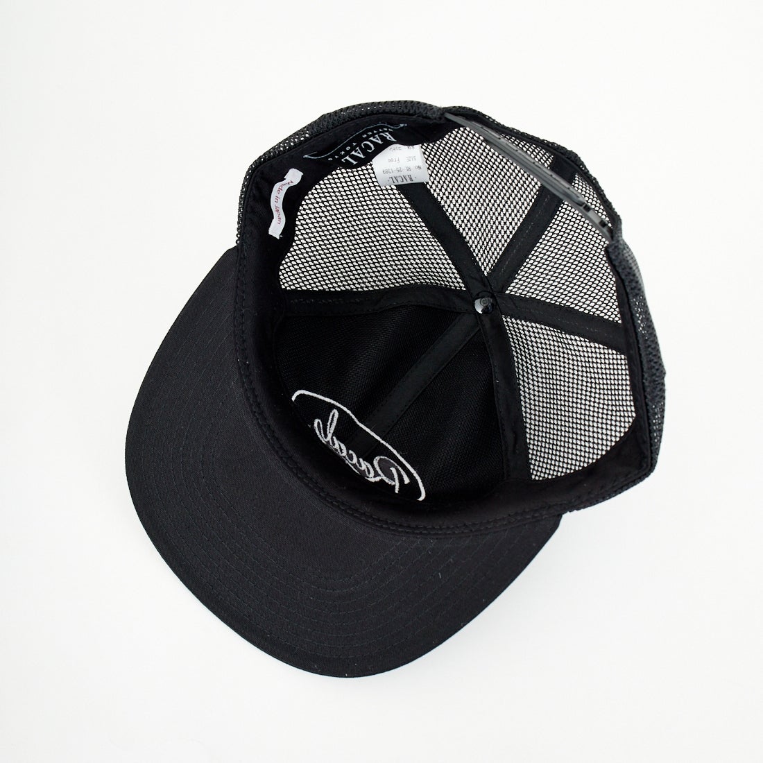 RACAL [ラカル] フラットバイザーメッシュキャップ [RL-25-1389] BLACK
