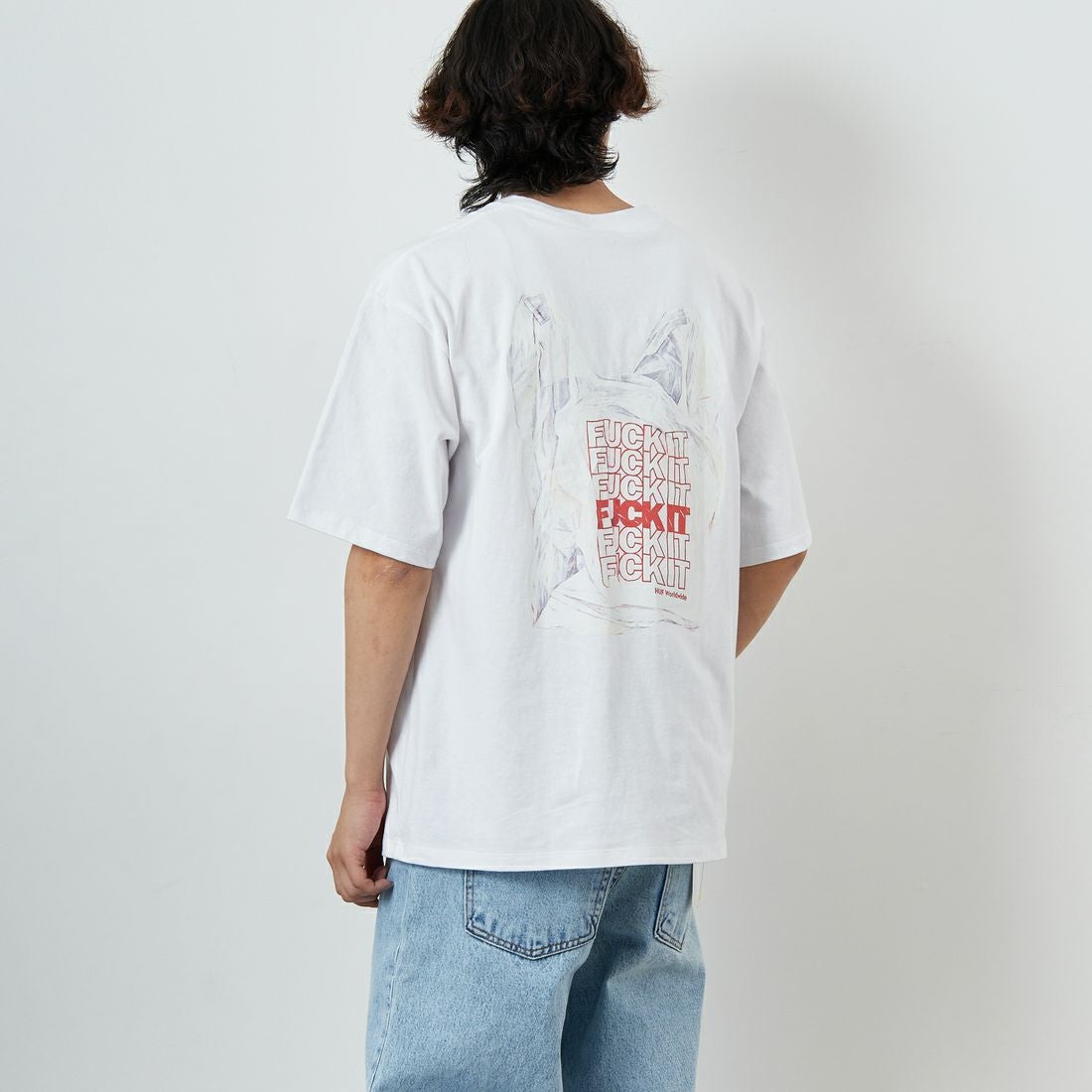 WHITE&&モデル身長：179cm 着用サイズ：L&&