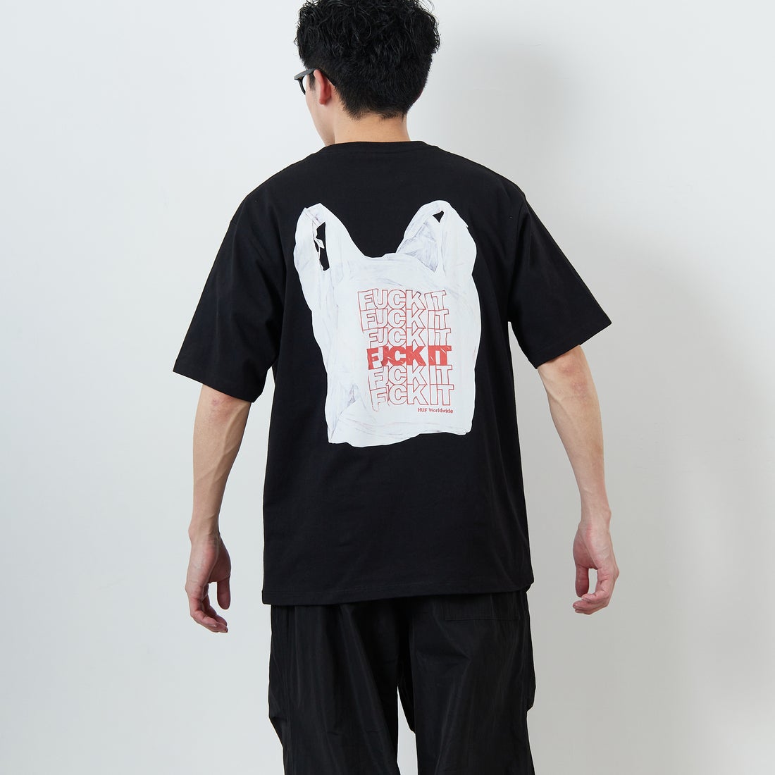 BLACK&&モデル身長：168cm 着用サイズ：M&&