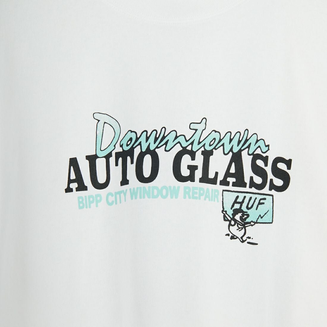 HUF [ハフ] AUTO GLASS ショートスリーブTシャツ [TS02413] WHITE