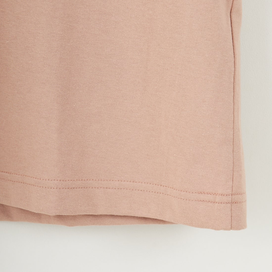 ChahChah [チャーチャー] フェイクレイヤード ショートスリーブTシャツ [CC-25SS-C03] NUTS PEACH