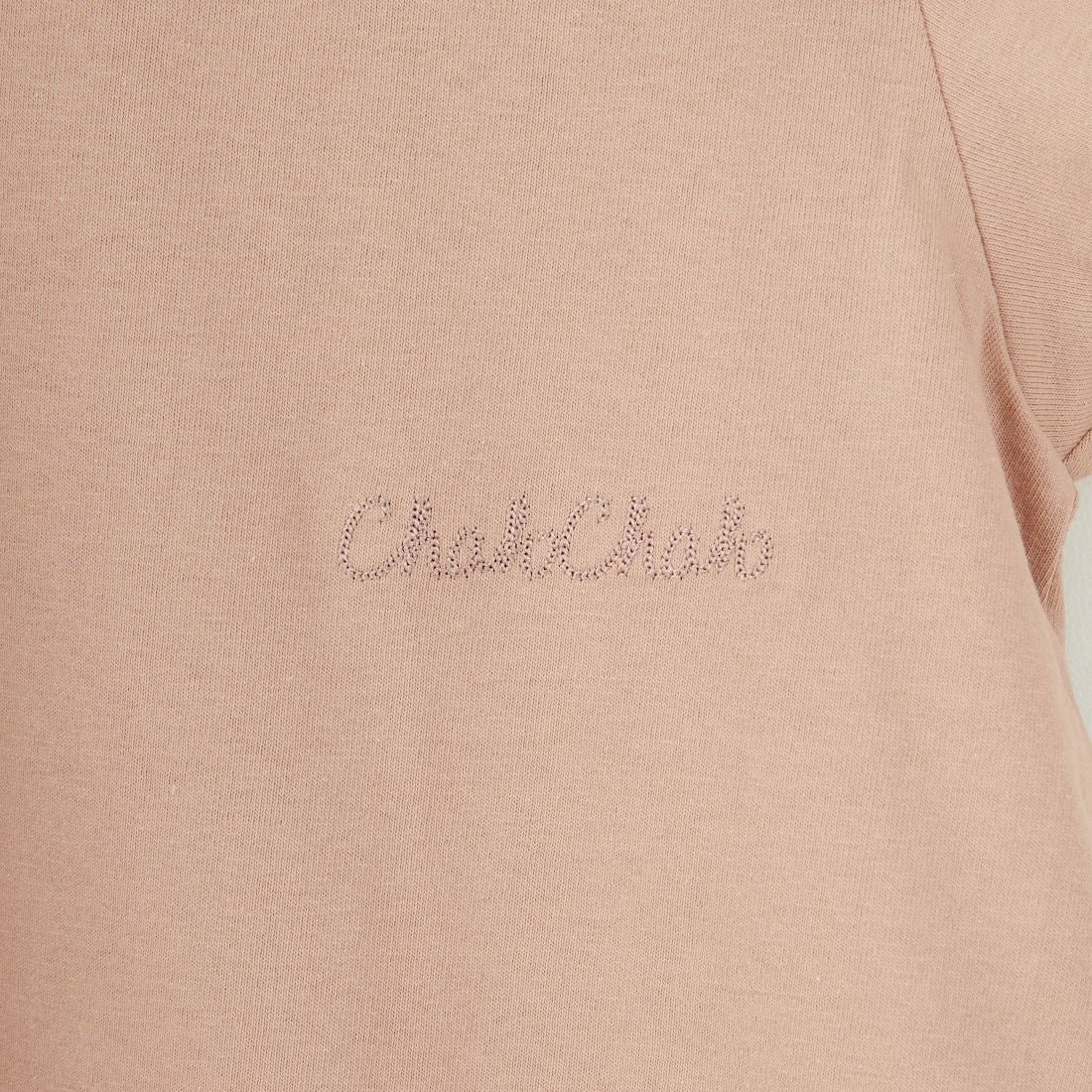 ChahChah [チャーチャー] フェイクレイヤード ショートスリーブTシャツ [CC-25SS-C03] NUTS PEACH