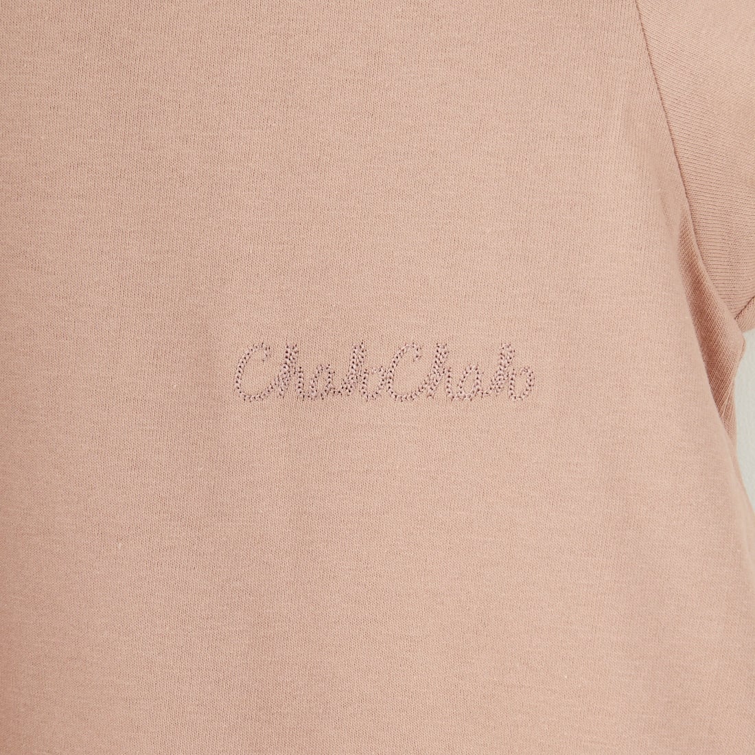 ChahChah [チャーチャー] フェイクレイヤード ショートスリーブTシャツ [CC-25SS-C03] NUTS PEACH
