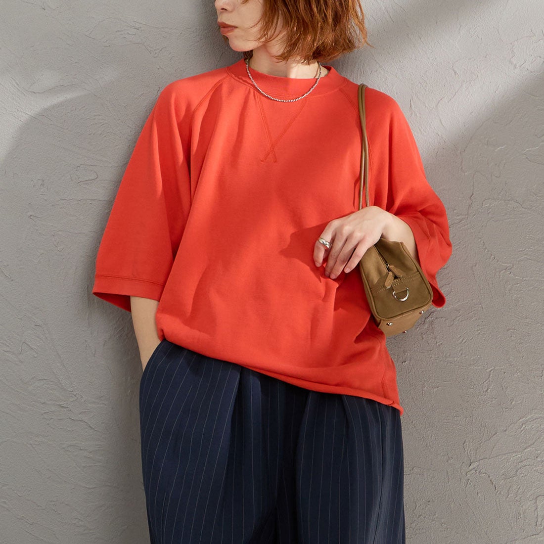 24 RED&&モデル身長：158cm 着用サイズ：F0&&