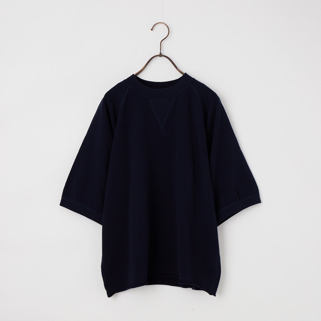 THE SHINZONE [ザ シンゾーン] INLAYED ハーフスリーブTシャツ [25SMSCU03] 85 NAVY
