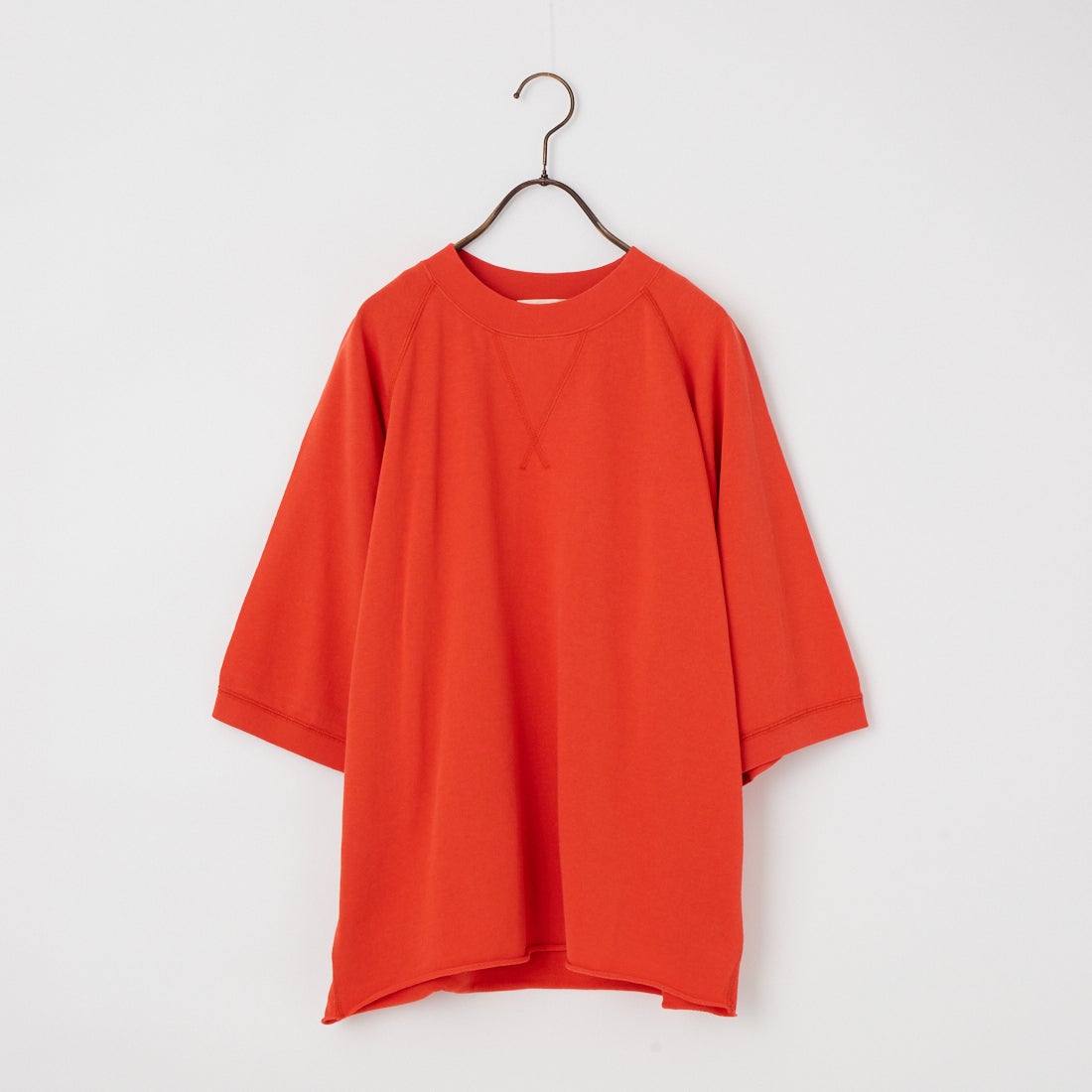 THE SHINZONE [ザ シンゾーン] INLAYED ハーフスリーブTシャツ [25SMSCU03] 24 RED