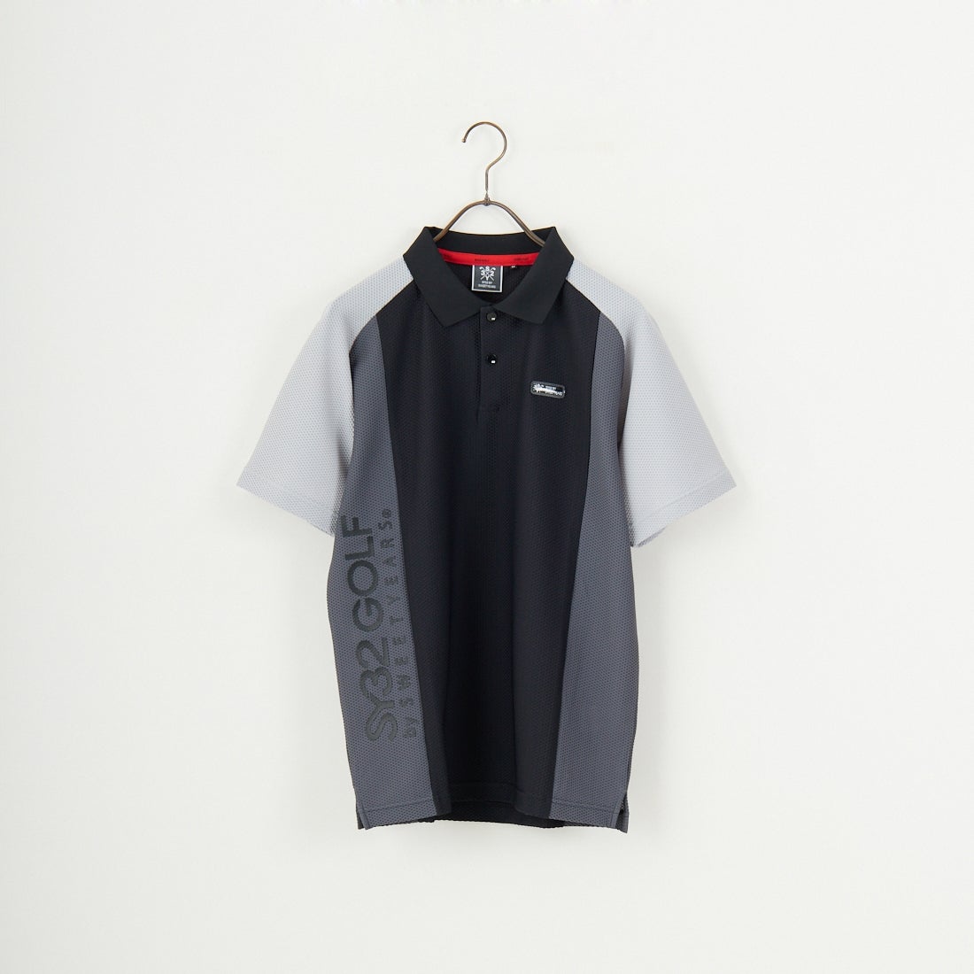 SY32 GOLF [エスワイサーティトゥ ゴルフ] 3Dフェイス パネルポロシャツ [SYG-25S019]