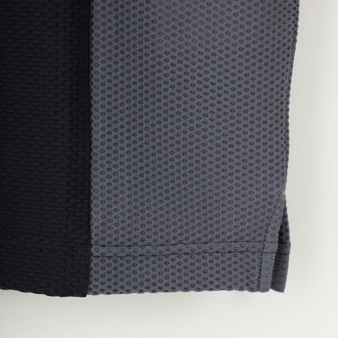 SY32 GOLF [エスワイサーティトゥ ゴルフ] 3Dフェイス パネルポロシャツ [SYG-25S019] BLACK