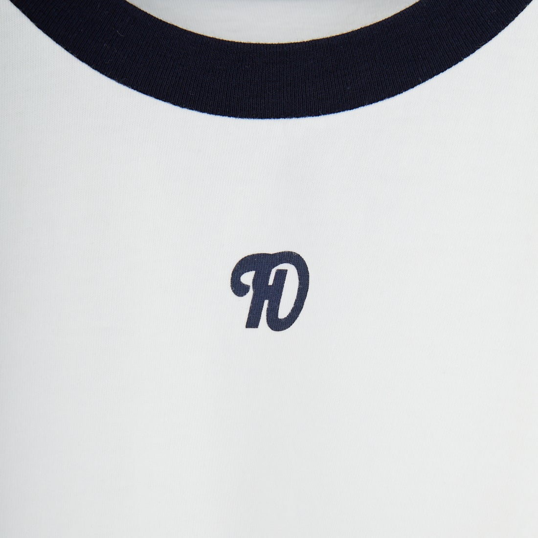 HOLIDAY [ホリデイ] スーパーファイン リンガーTシャツ [25101012] WHITE/NAVY