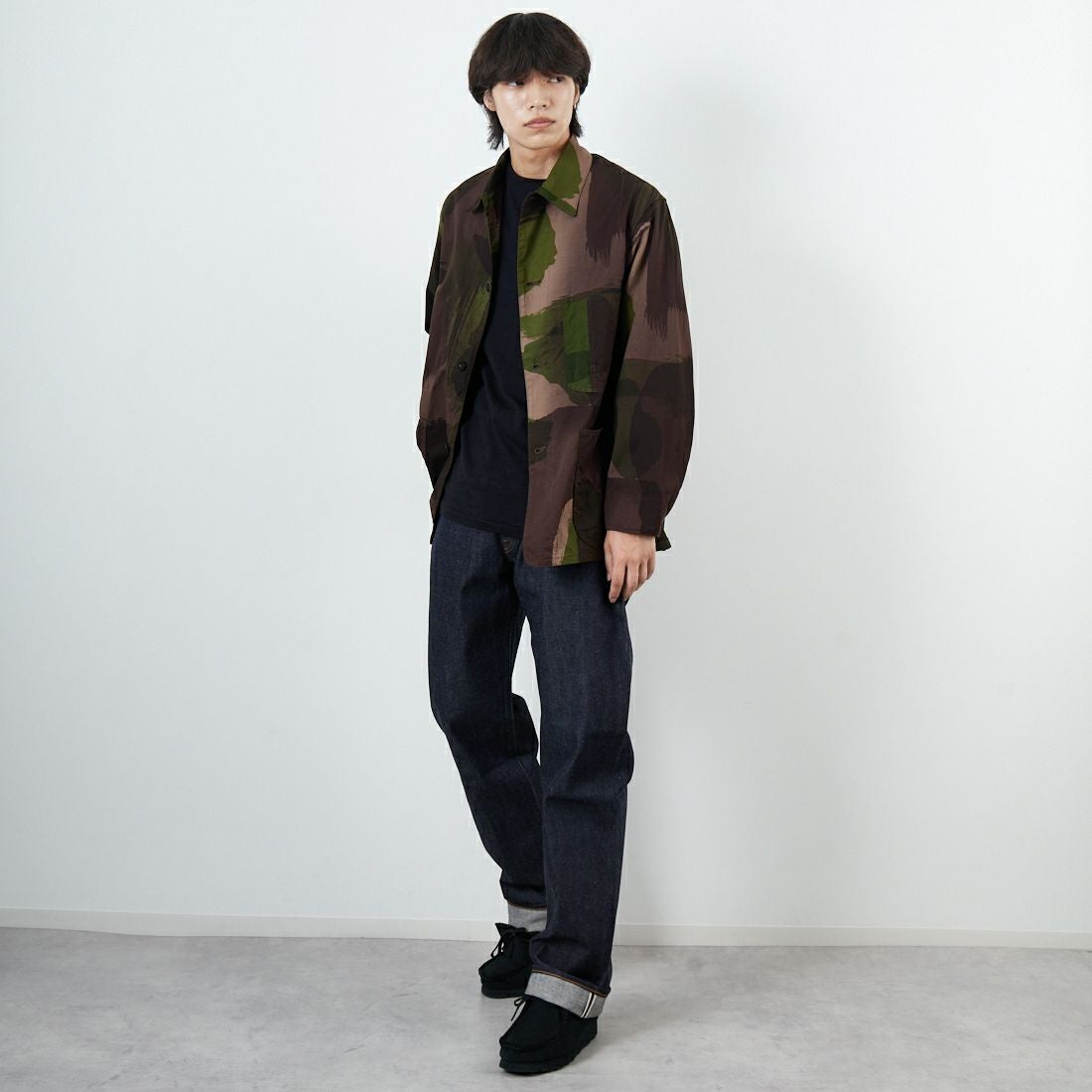 LEVIS Vintage Clothing [リーバイス ヴィンテージ クロージング] 1955モデル 501 [50155-00] 79 RIGID &&モデル身長：179cm 着用サイズ：34&&