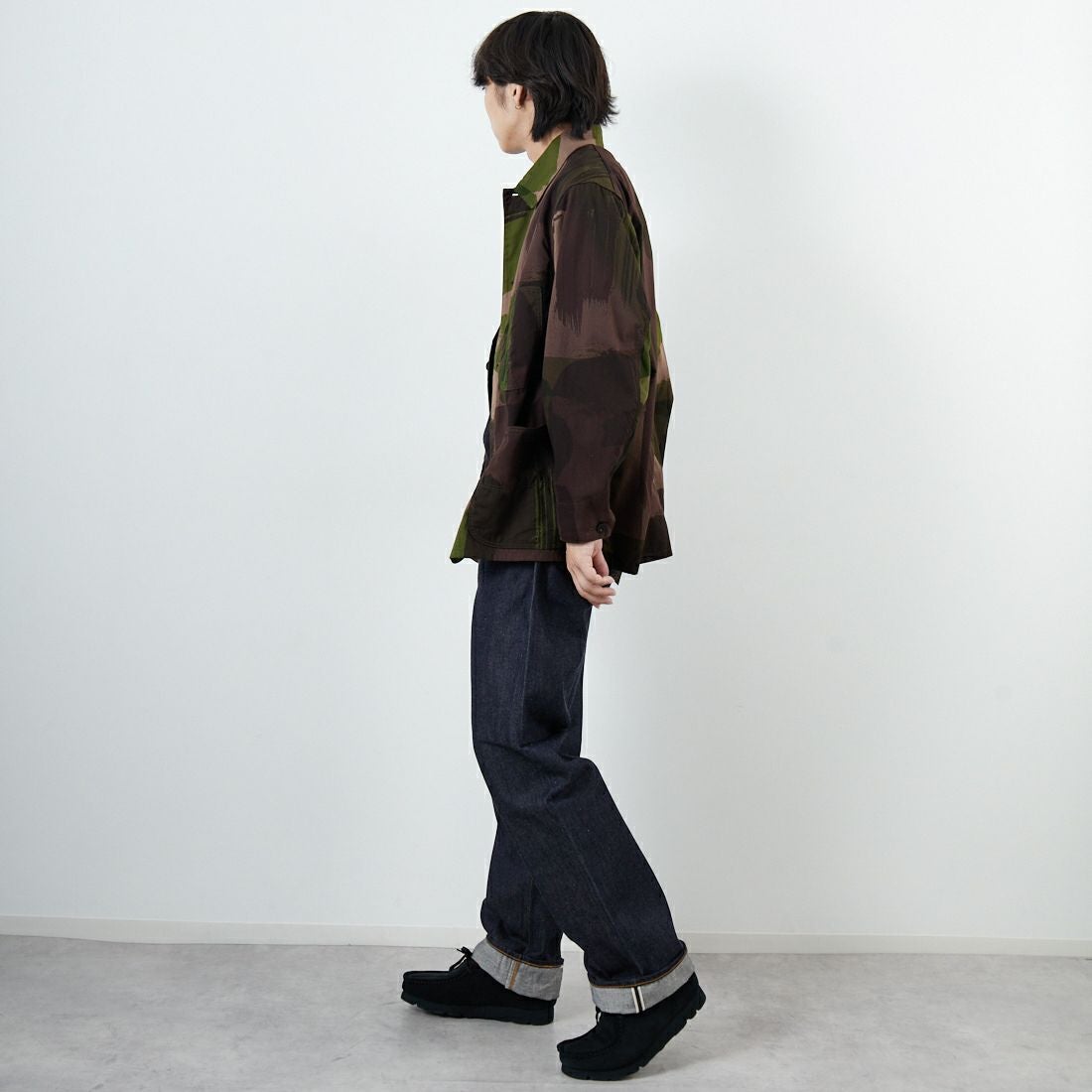 LEVIS Vintage Clothing [リーバイス ヴィンテージ クロージング] 1955モデル 501 [50155-00] 79 RIGID &&モデル身長：179cm 着用サイズ：34&&