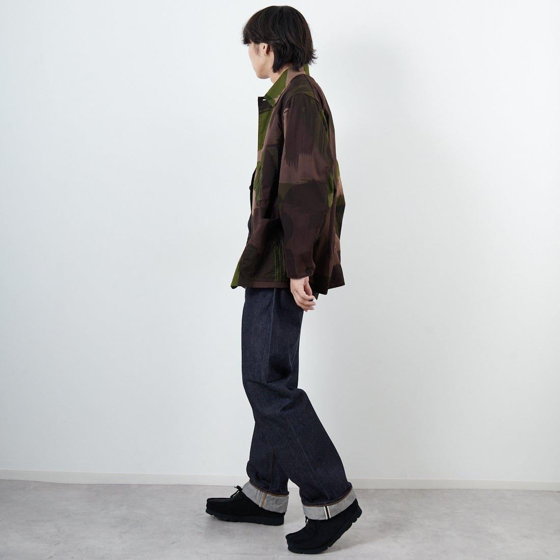 LEVIS Vintage Clothing [リーバイス ヴィンテージ クロージング] 1955モデル 501 [50155-00] 79 RIGID &&モデル身長：179cm 着用サイズ：34&&