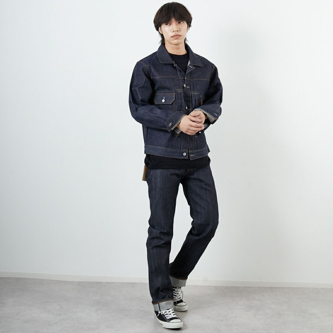 LEVIS Vintage Clothing [リーバイス ヴィンテージ クロージング] 1947年モデル501 [47501-02] 24 RIGID &&モデル身長：179cm 着用サイズ：30&&
