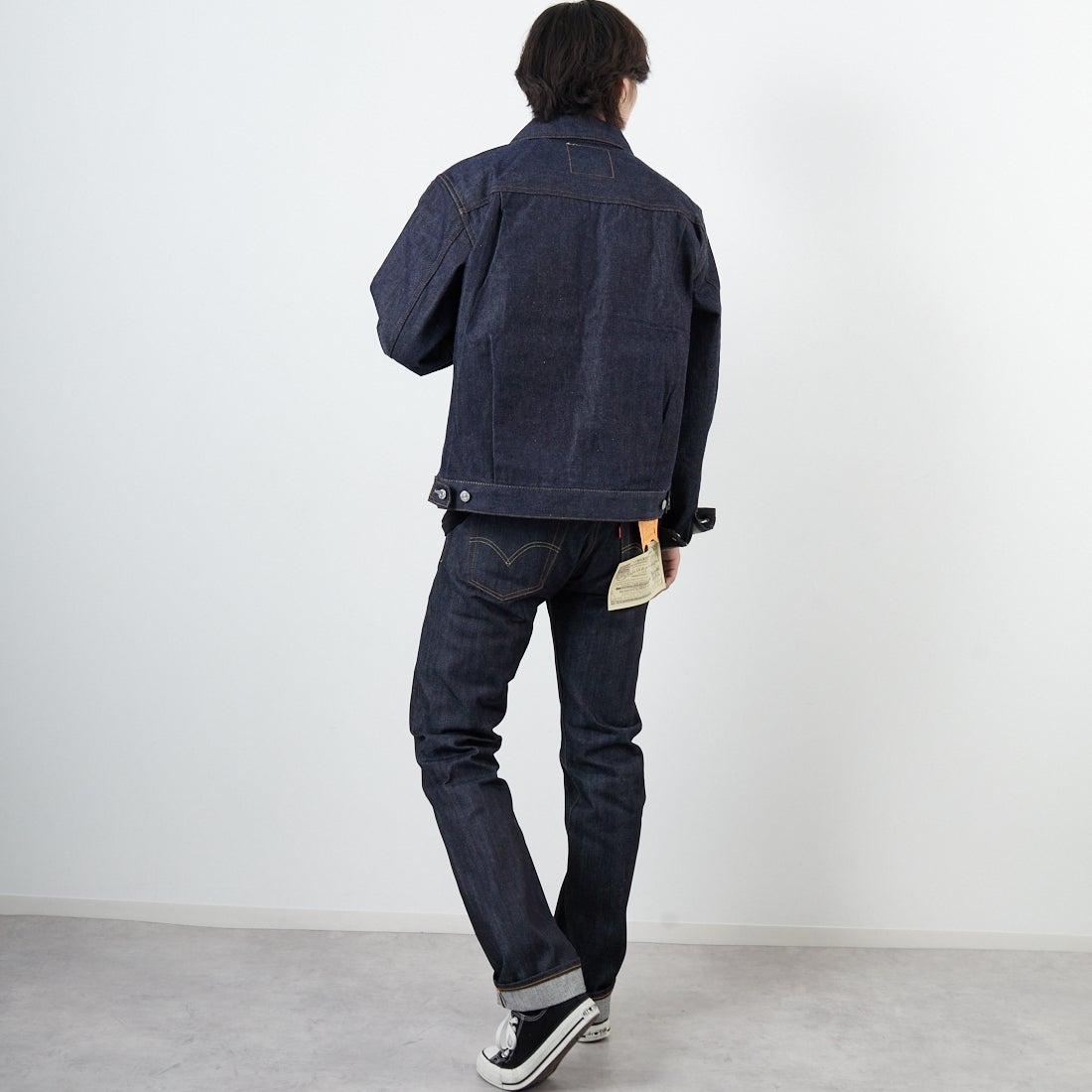 LEVIS Vintage Clothing [リーバイス ヴィンテージ クロージング] 1953モデル TYPE 2 トラッカージャケット [70507-00] 66 RIGID &&モデル身長：179cm 着用サイズ：L&&