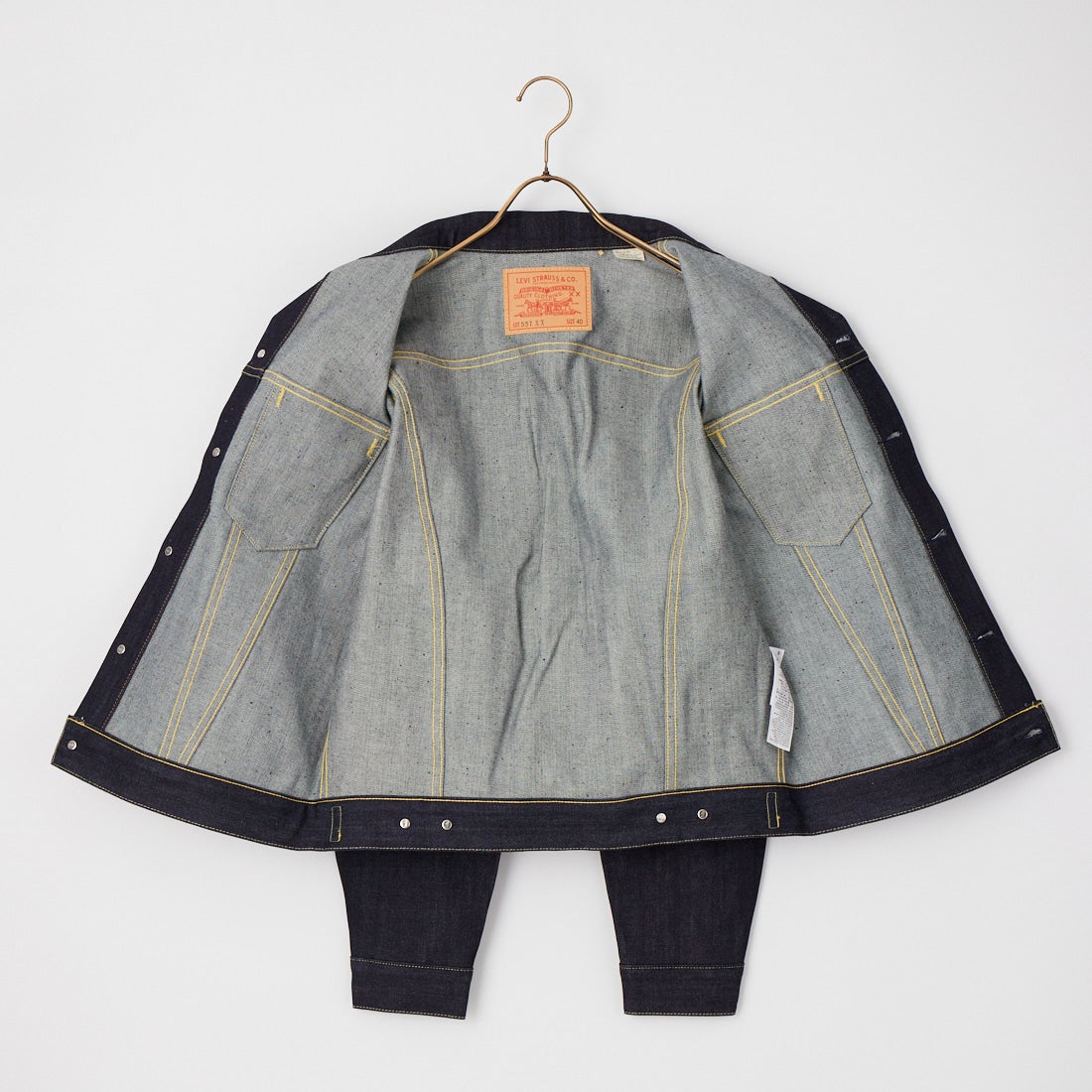LEVIS Vintage Clothing [リーバイス ヴィンテージ クロージング] 1961 TYPE3 557 トラッカージャケット [74998-00] 03 ORGANIC