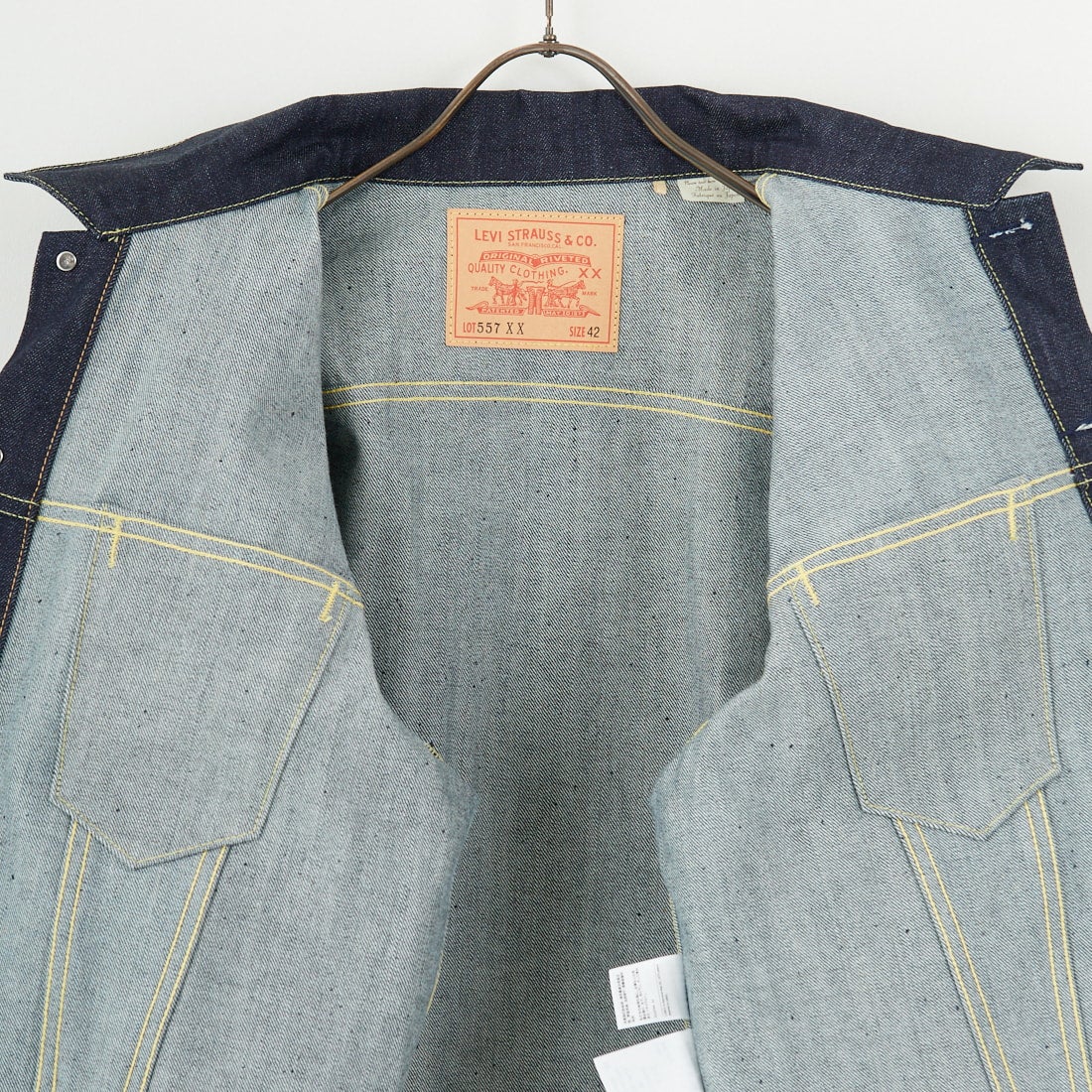 LEVIS Vintage Clothing [リーバイス ヴィンテージ クロージング] 1961 TYPE3 557 トラッカージャケット [74998-00] 03 ORGANIC