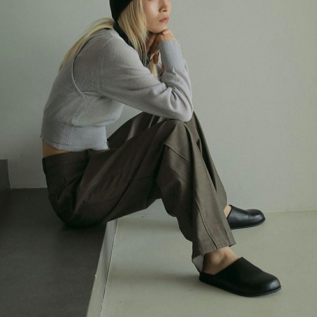 anuke [アンヌーク] パネルワイドパンツ [62510716] BRN