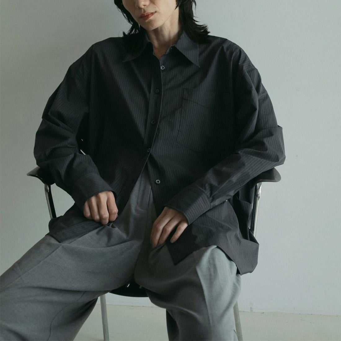 anuke [アンヌーク] パネルワイドパンツ [62510716] GRY