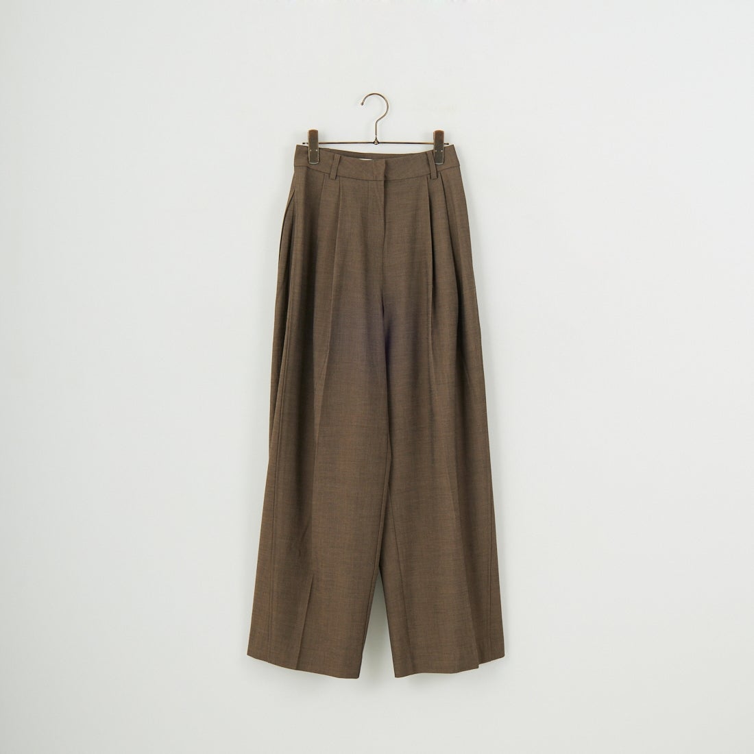 anuke [アンヌーク] パネルワイドパンツ [62510716] BRN