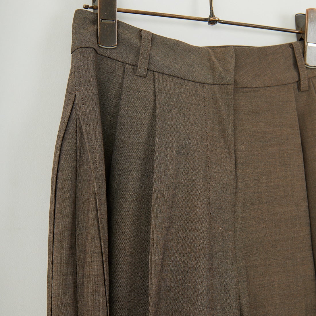 anuke [アンヌーク] パネルワイドパンツ [62510716] BRN