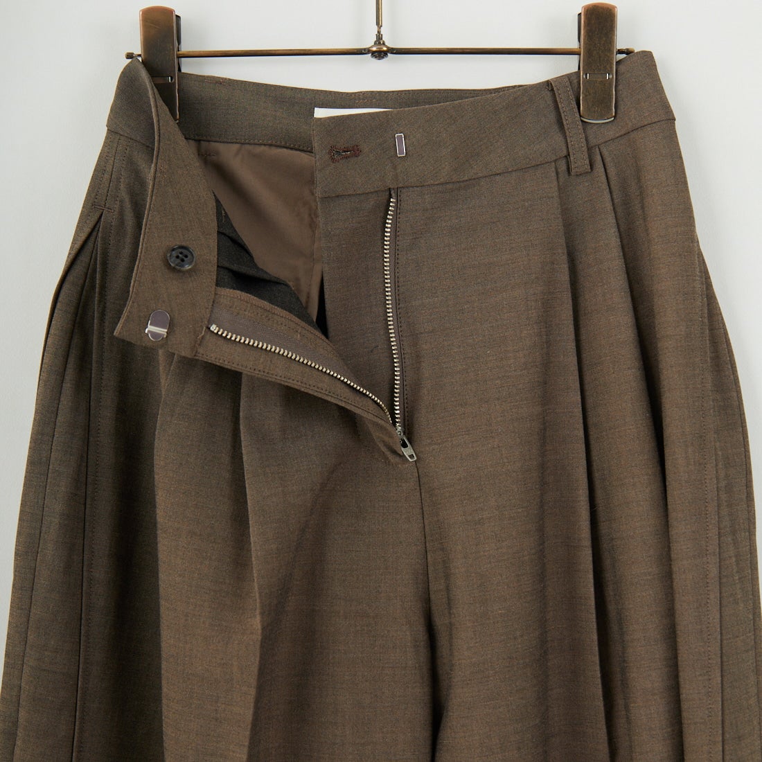 anuke [アンヌーク] パネルワイドパンツ [62510716] BRN