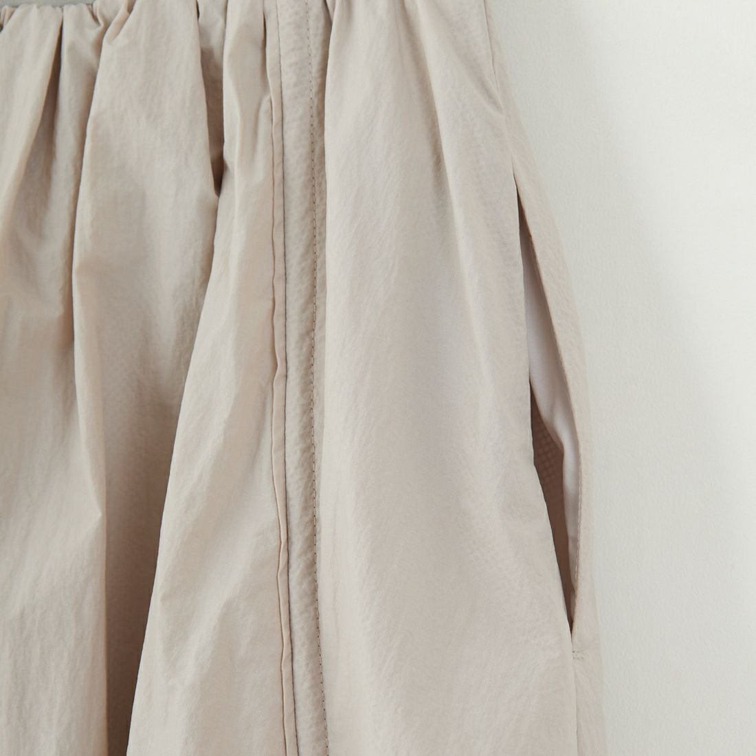 emmi [エミ] ロゴジャガードゴム ドロストスカート [13WFS251080]LGRY