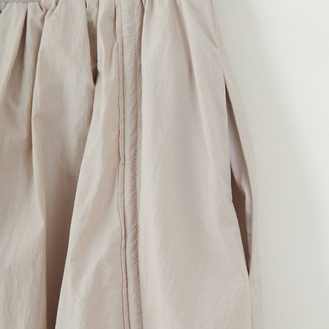 emmi [エミ] ロゴジャガードゴム ドロストスカート [13WFS251080]LGRY