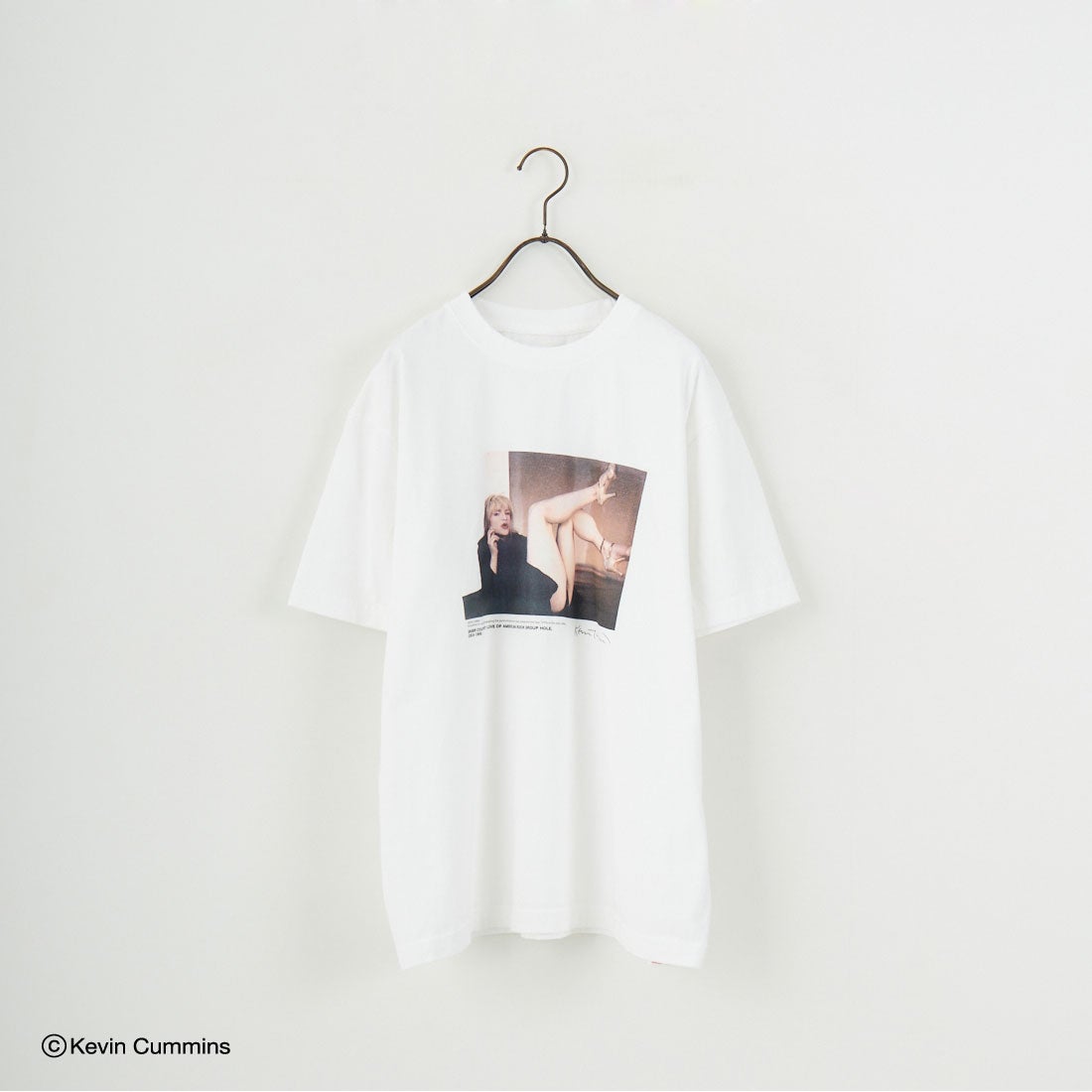 +81 BRANCA [ハチイチブランカ] ケビン・カミンズ フォトTシャツ [81B-25SS-CS22] WHITE