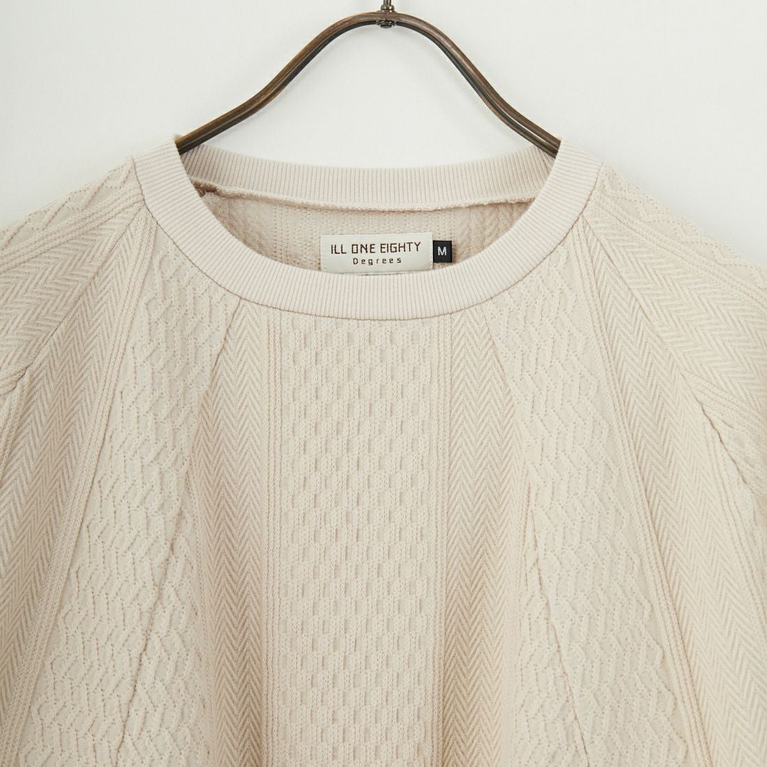 ILL ONE EIGHTY [イル ワンエイティ] ケーブルクルーネック [ILL251-16] IVORY