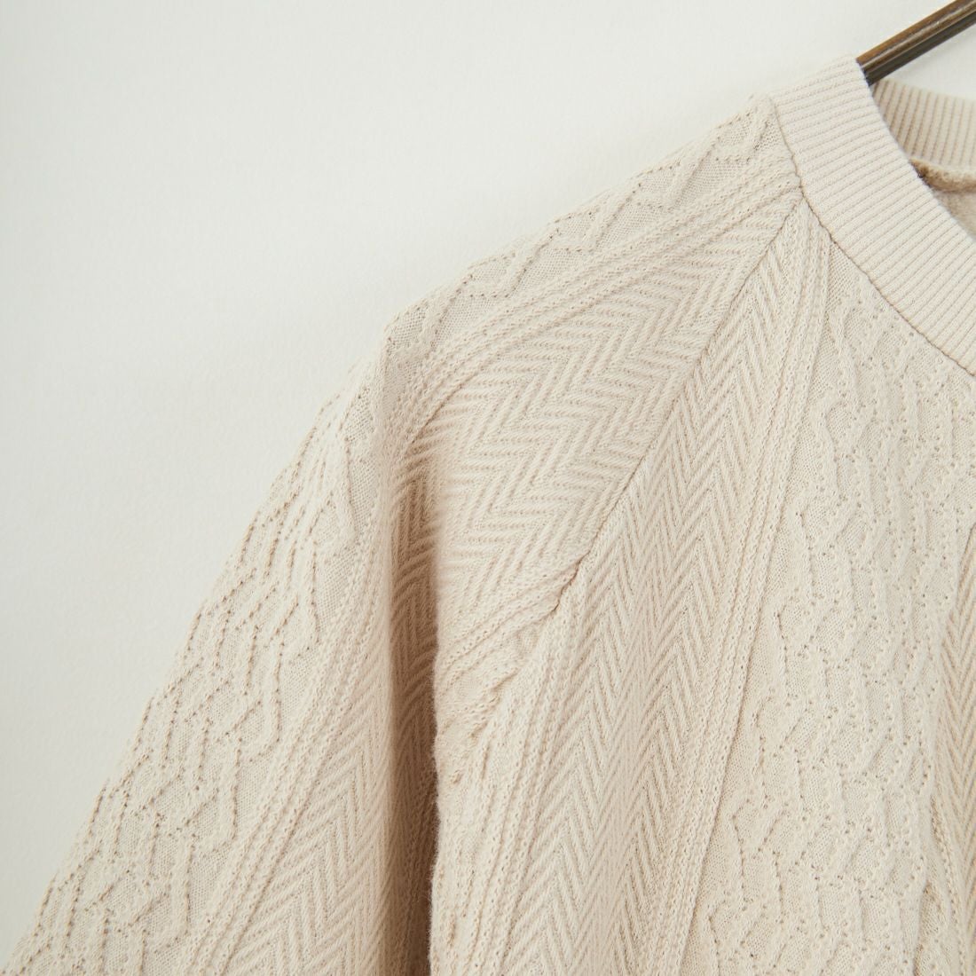 ILL ONE EIGHTY [イル ワンエイティ] ケーブルクルーネック [ILL251-16] IVORY